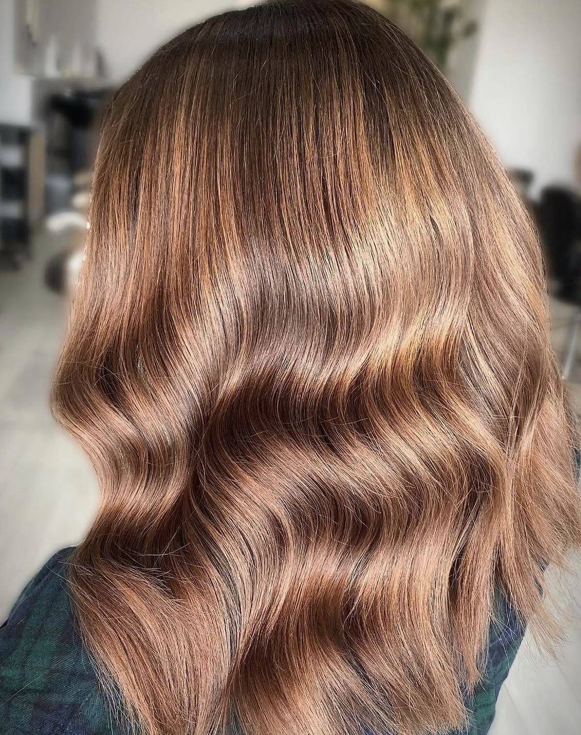 Copper glam waves